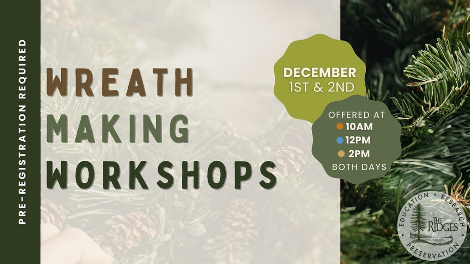 Promo for wreath making workshop