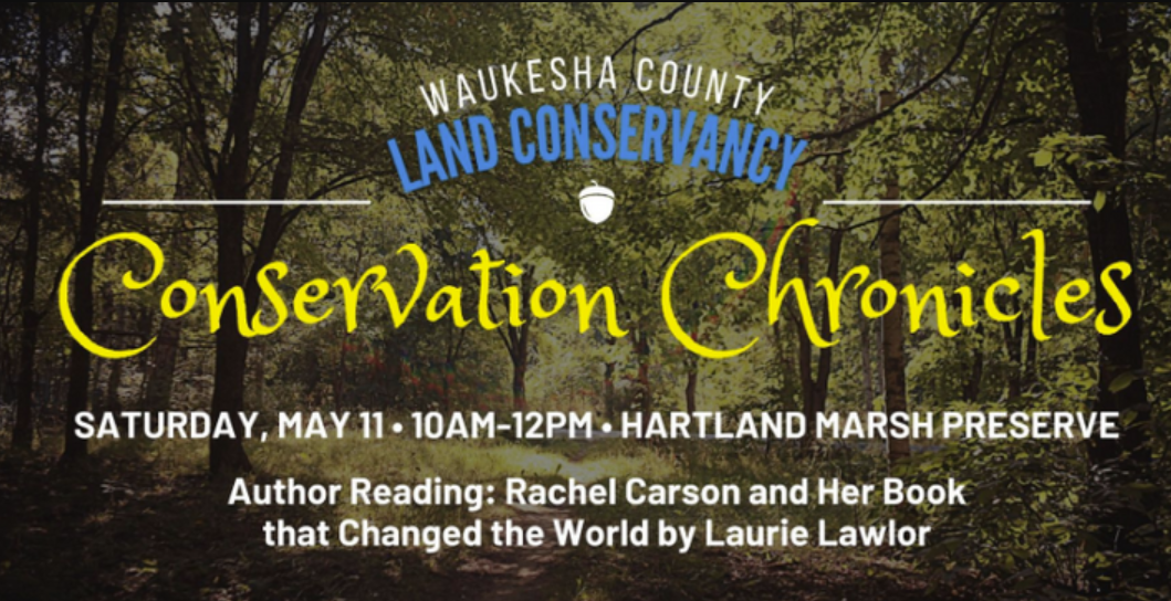 A flyer for "Conservation Chronicles" shows event details.