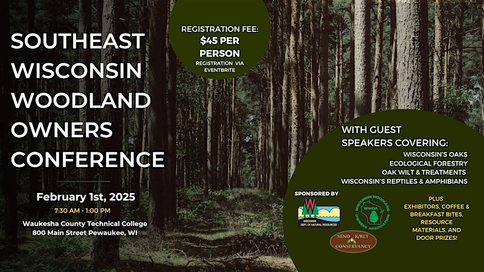 Poster for Southeast Wisconsin Woodland Owners Conference