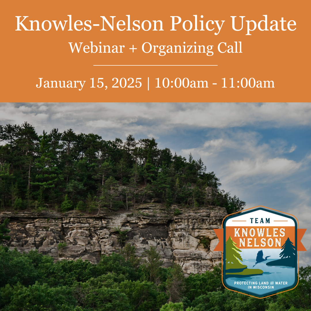 Poster for Knowles-Nelson policy update call.